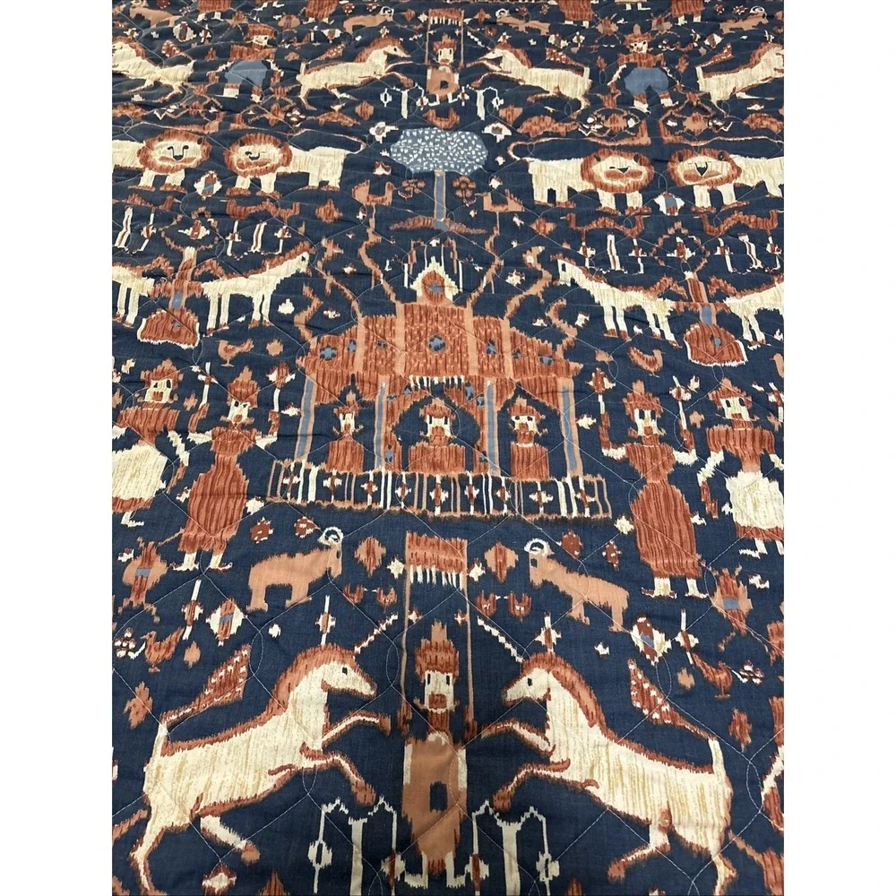 Vintage 70s Inger McCabe Elliot x Martex Magical Kingdom Coverlet and Shams